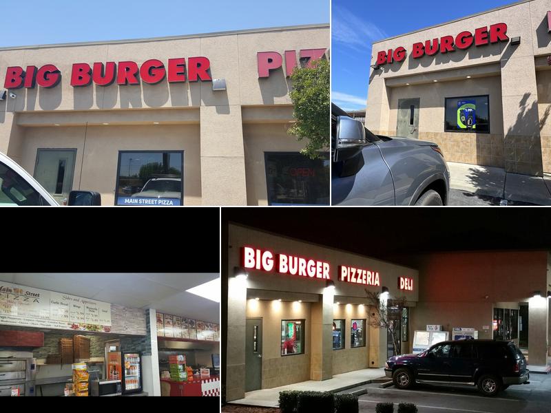 BIG BURGER & MAIN STREET PIZZA