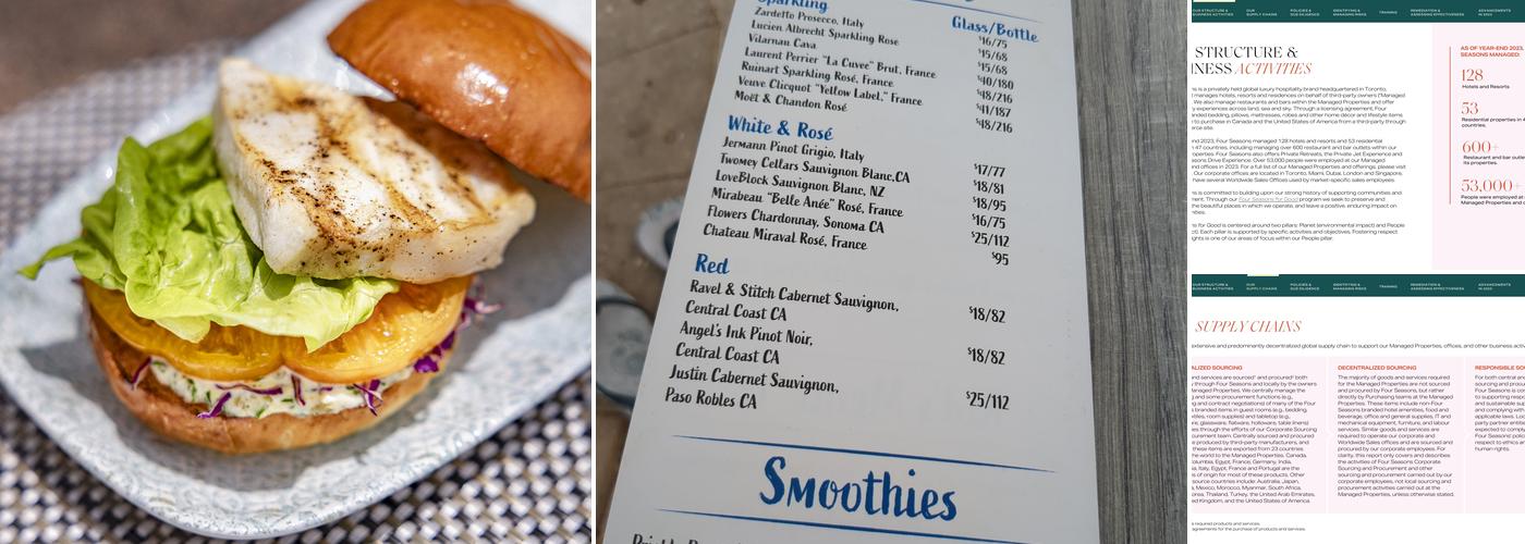 Saguaro Blossom Menu