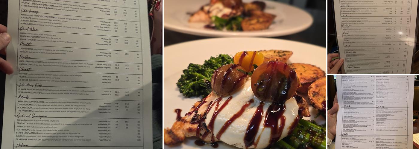 Vicinos Local Italian Menu