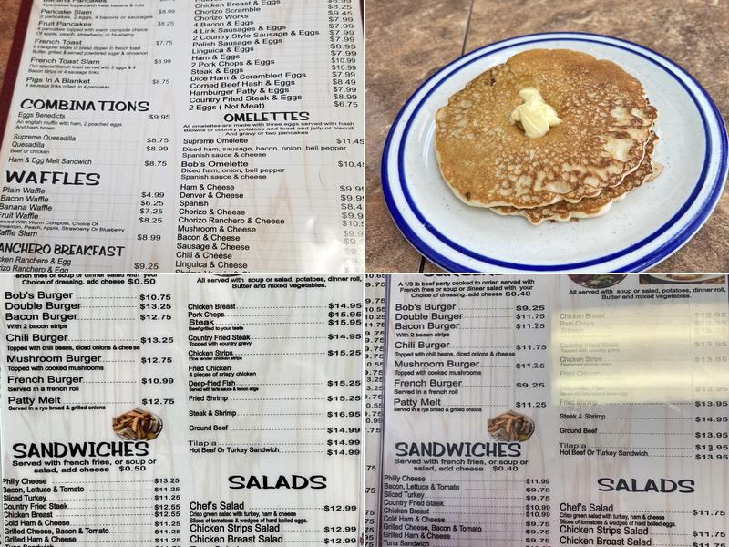 Modesto Cafe Menu