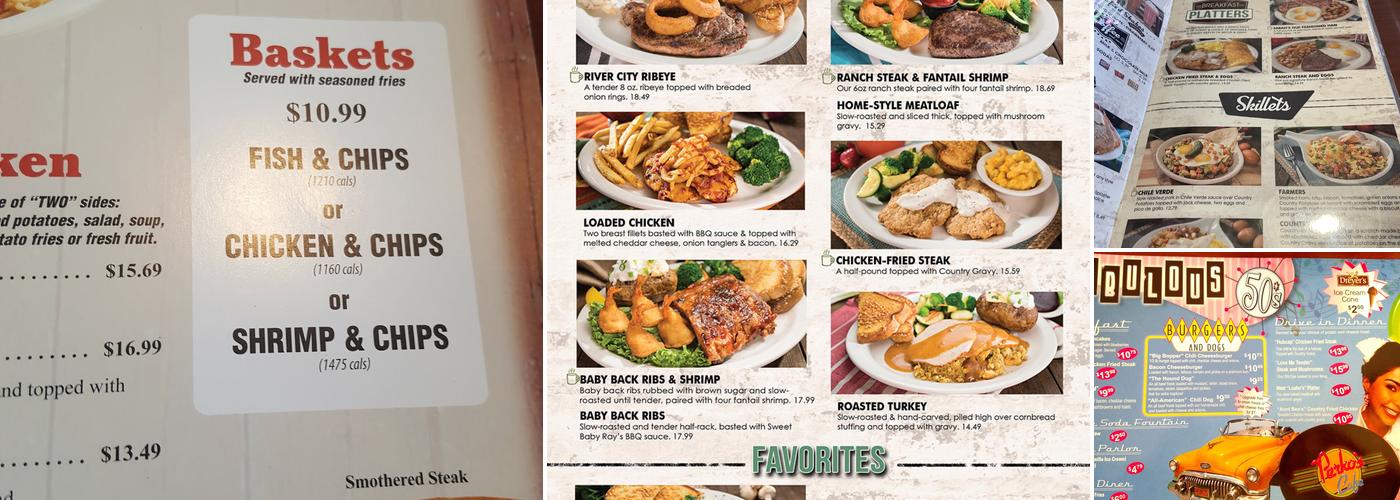 Perko's Cafe Menu