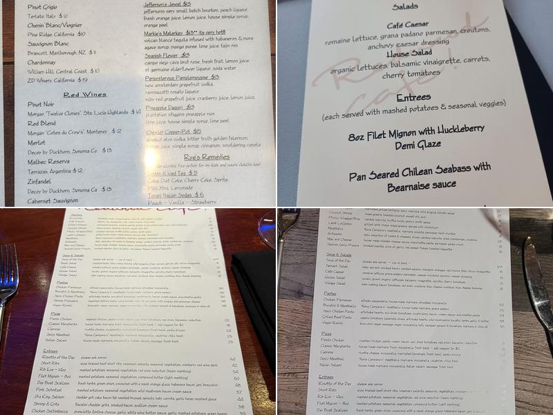 Redwood Café Menu