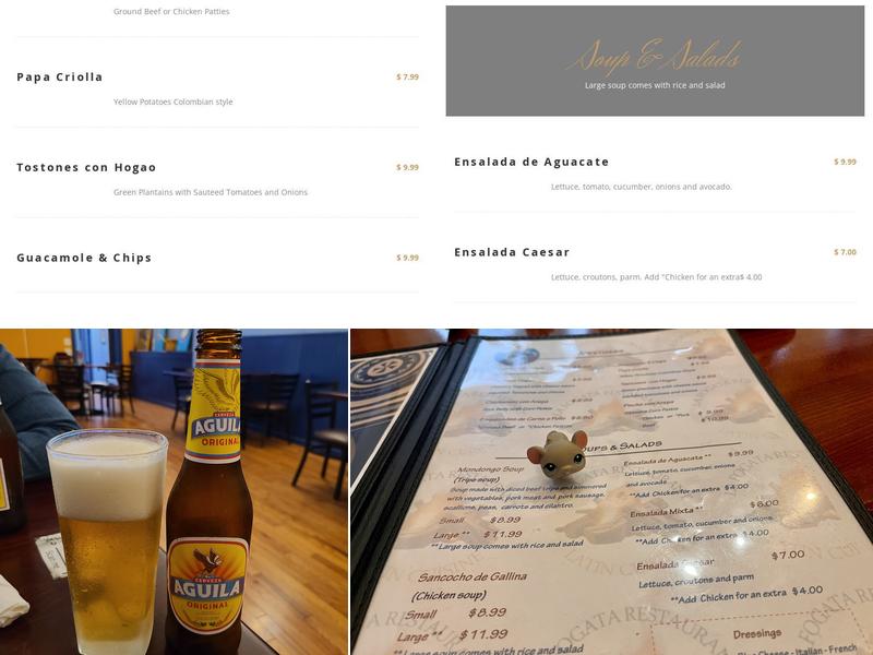 La Fogata Menu