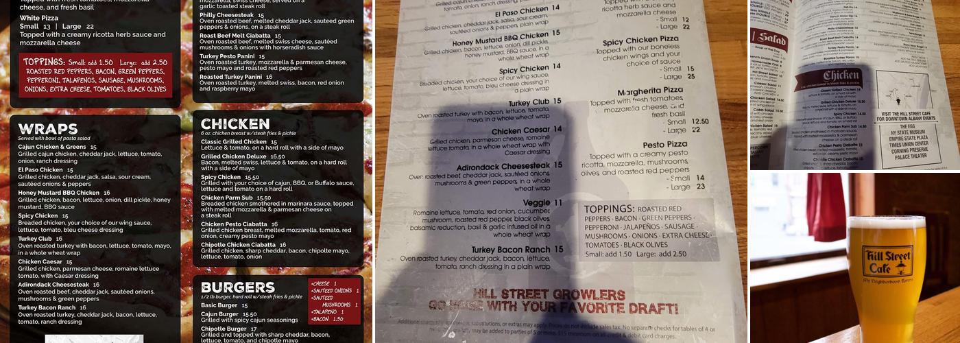 Hill Street Cafe Menu