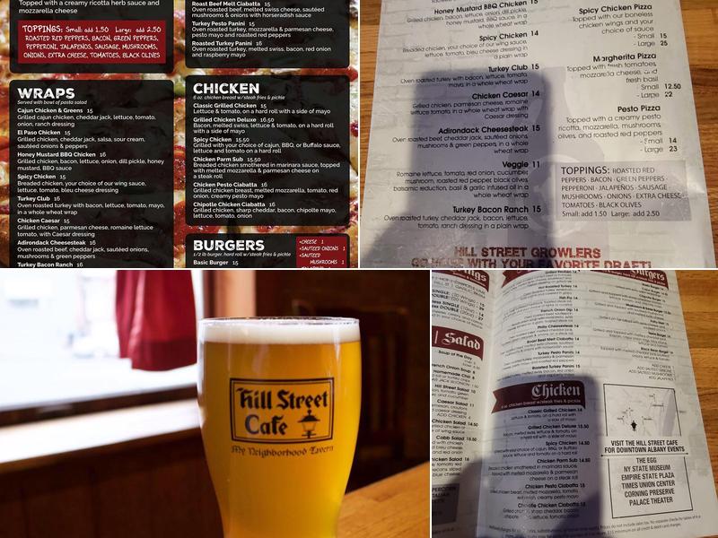 Hill Street Cafe Menu