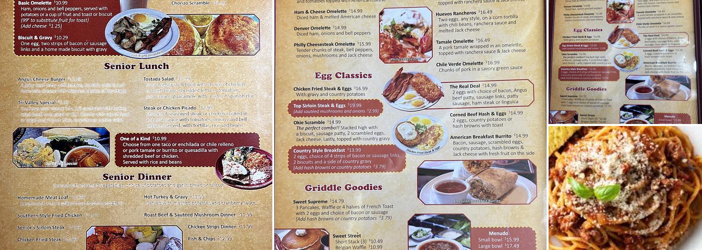 Cindy's Menu