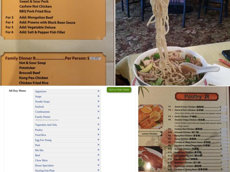 House of Potsticker Menu