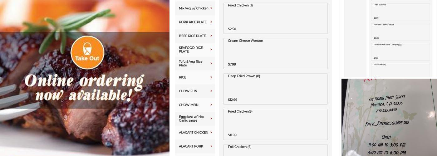 Kitty's Kitchen Menu