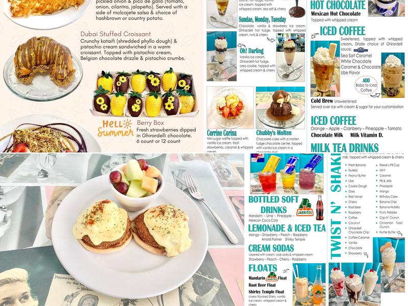 Chubby's Diner Menu