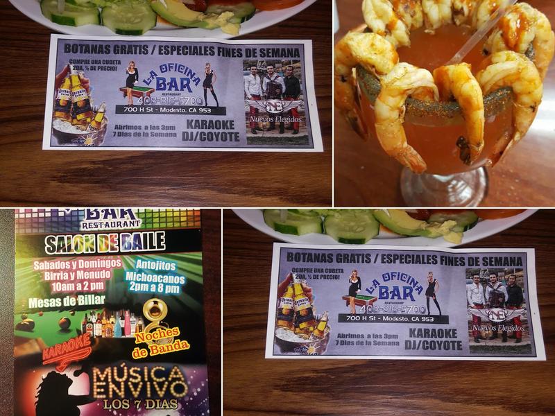 La Oficina Bar & Restaurant Menu