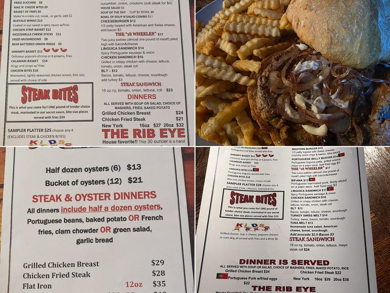 Stevinson Bar & Grill Menu