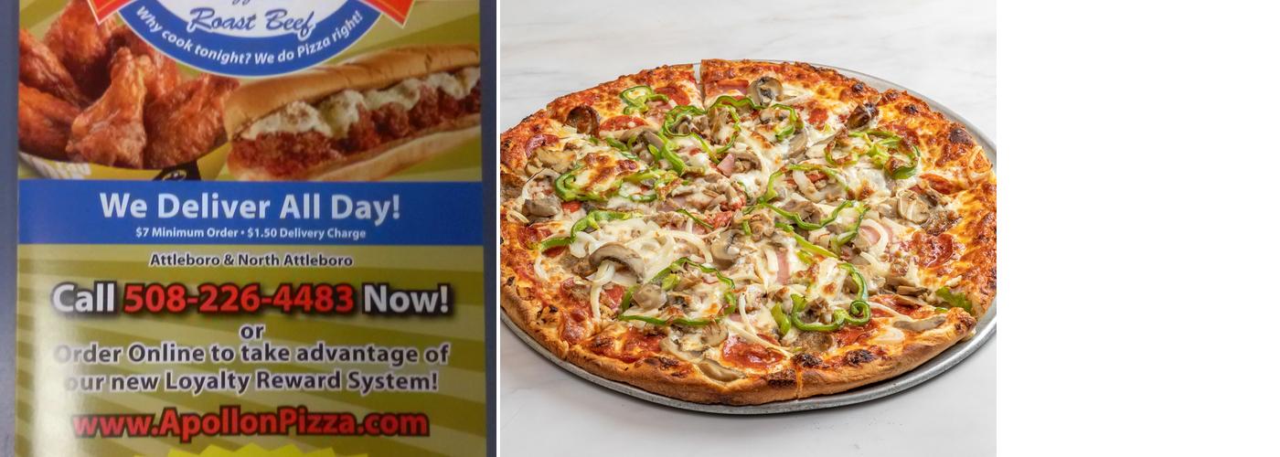 Apollon Roast Beef & Pizza Menu