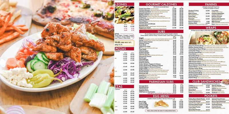 La Strada Pizzeria Menu