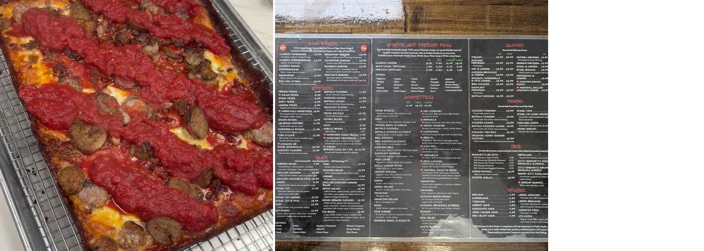 Attleboro House of Pizza Menu