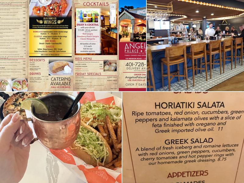 Angelo's Palace Pizza Menu