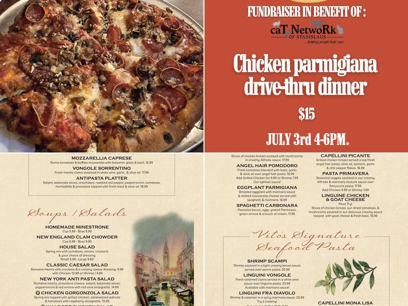 Vito's Ristorante & Pizzeria Menu