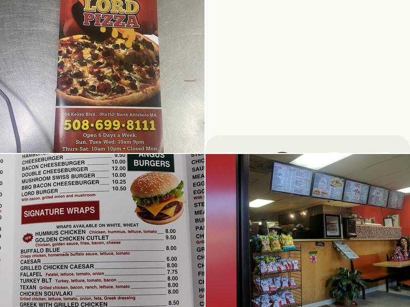Lord Pizza Menu