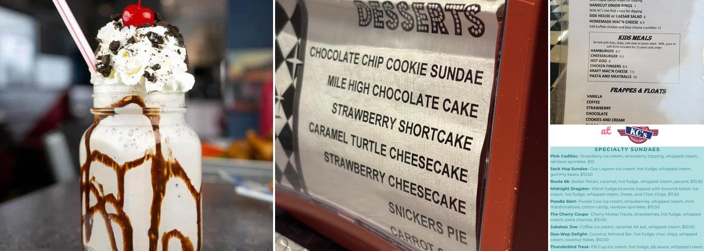 KC's Classic Burger Bar Menu
