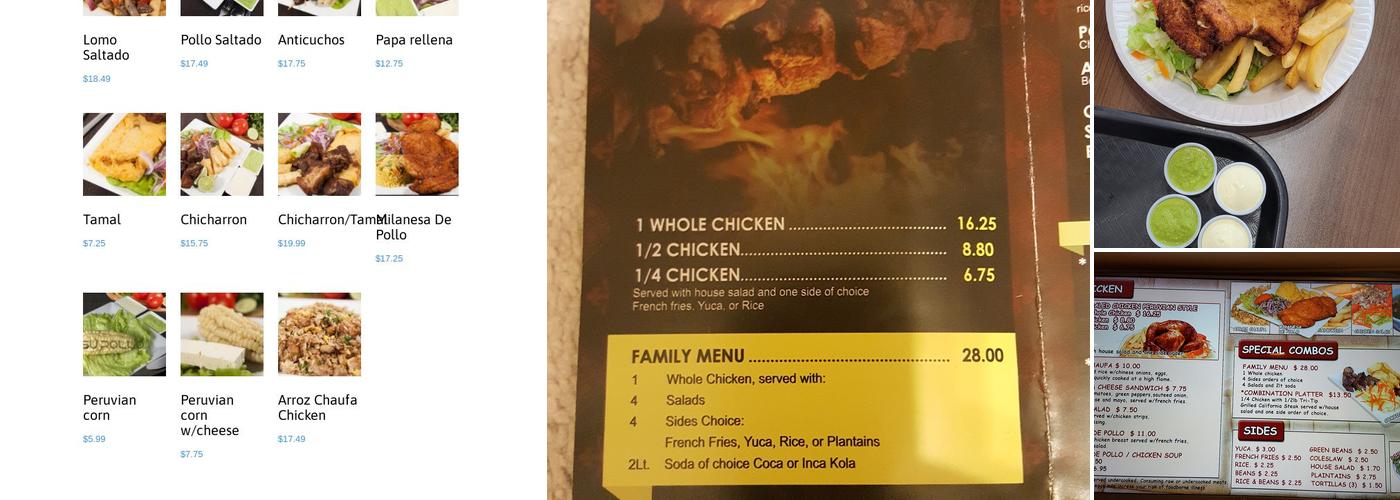 Su Pollo Menu