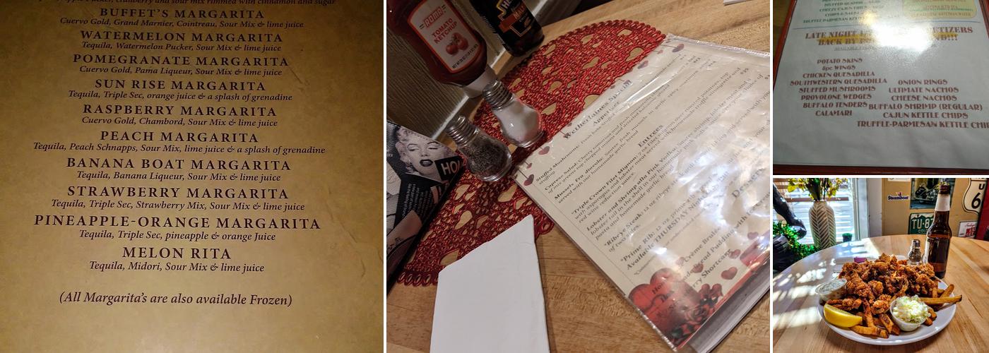 Wetherlaine's Restaurant Menu