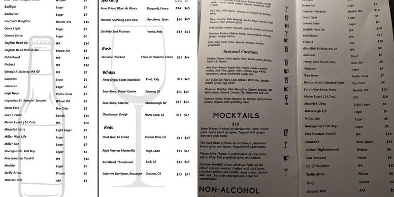 The XO Bar Menu