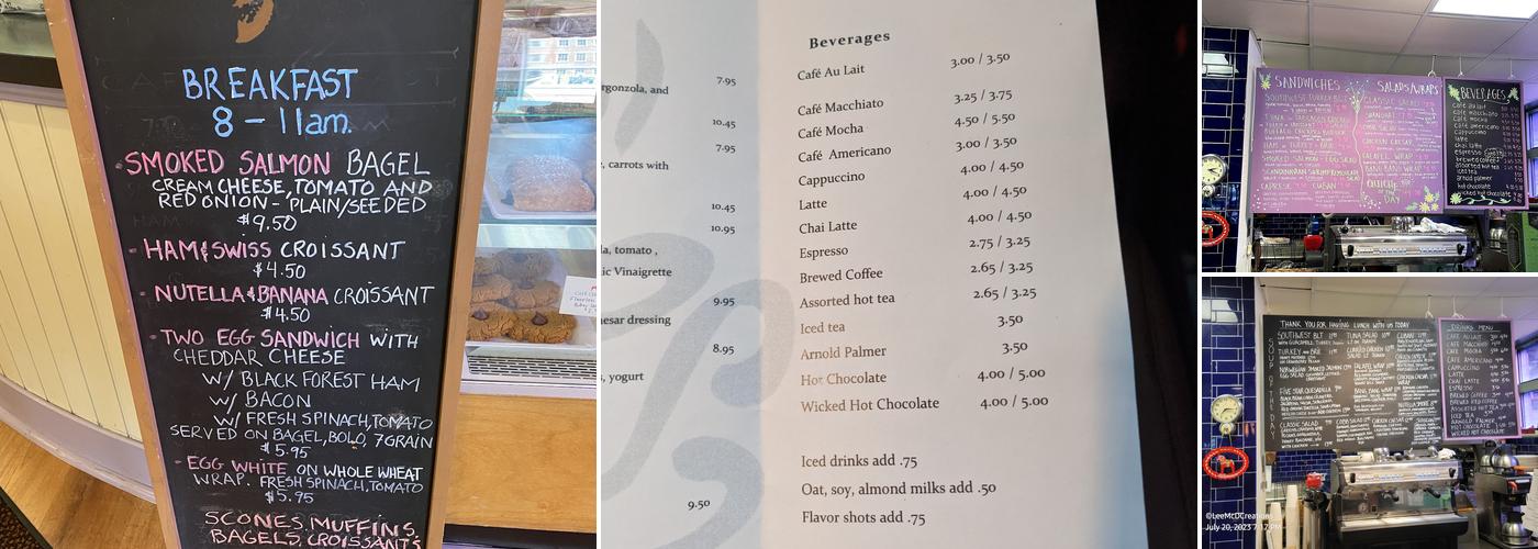 Cafe Choklad Menu