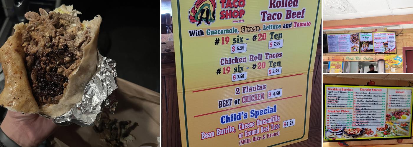 Maria's Taco Shop Menu