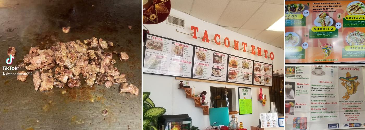 Tacontento Menu