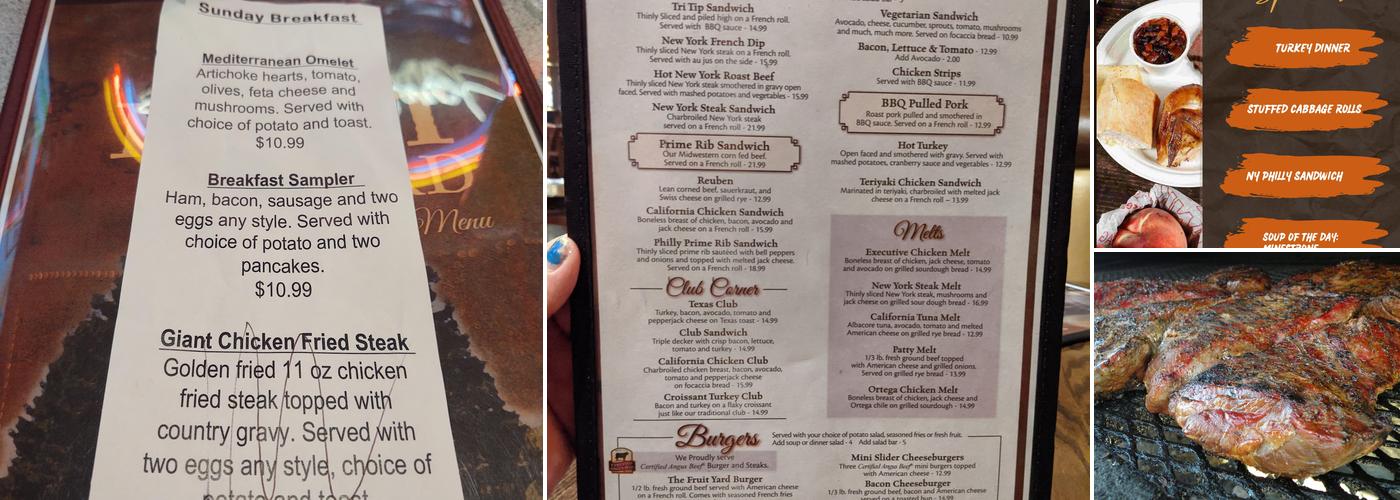 The Fruit Yard Menu