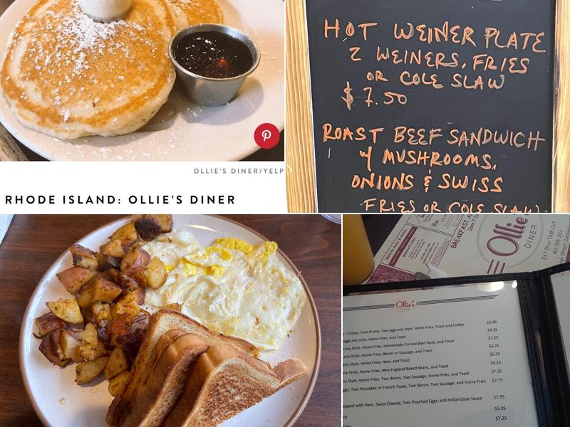 Ollie's Diner Menu