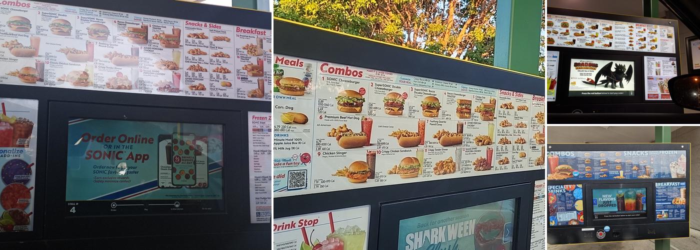 Sonic Drive-In Menu