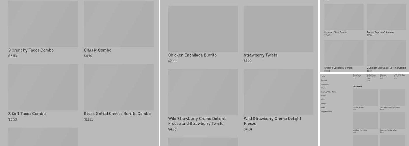 Taco Bell Menu
