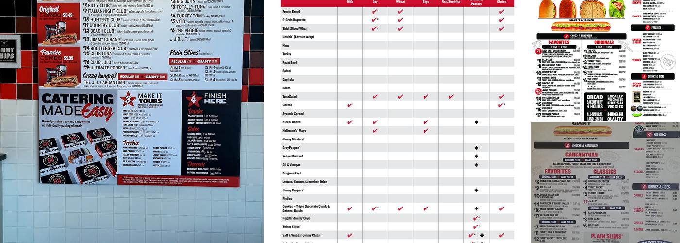 Jimmy John's Menu
