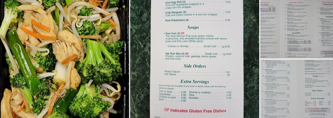 Thai Express Menu