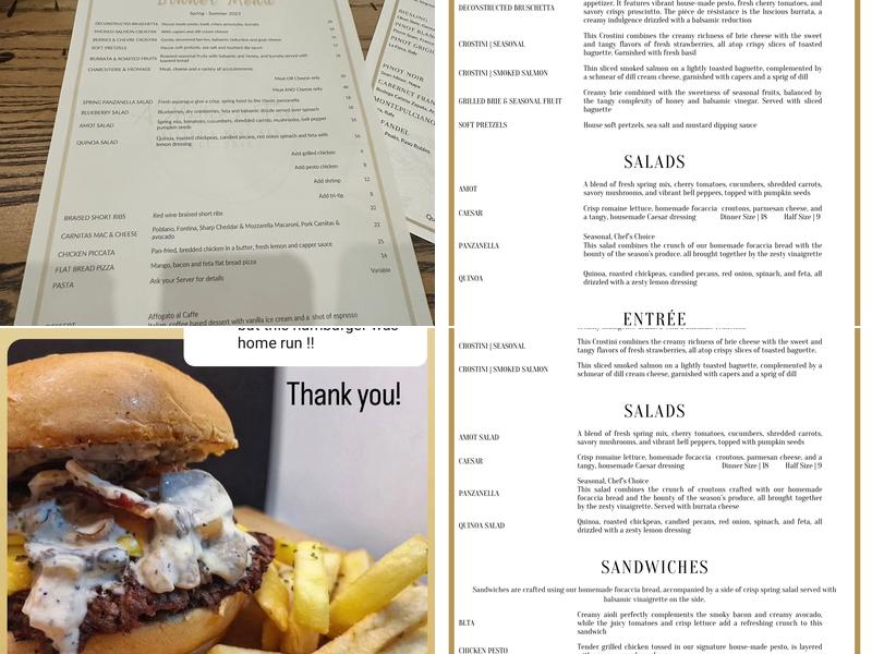 A Matter of Taste Menu