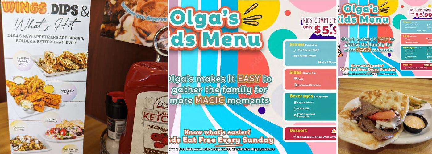 Olga's Kitchen Menu