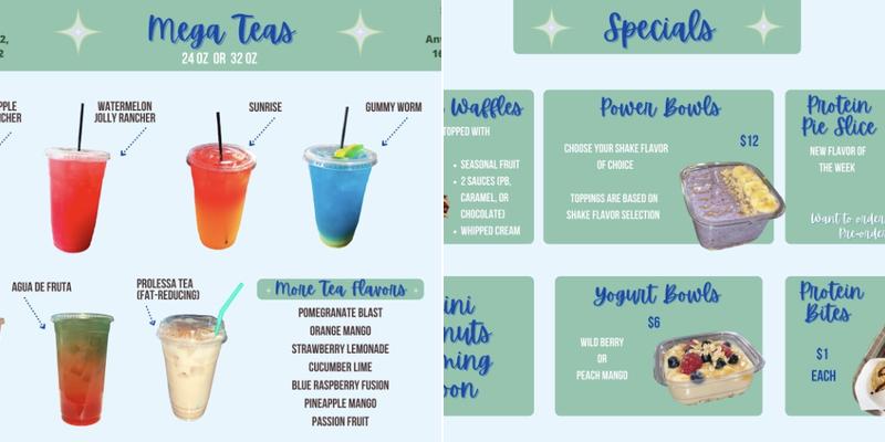 Escalon Nutrition Menu