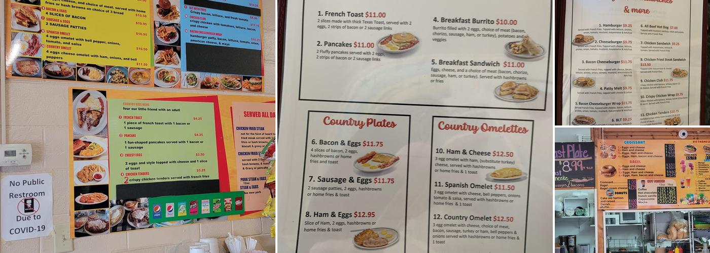 Salida's Country Kitchen- Breakfast and Lunch Served ALL DAY Menu