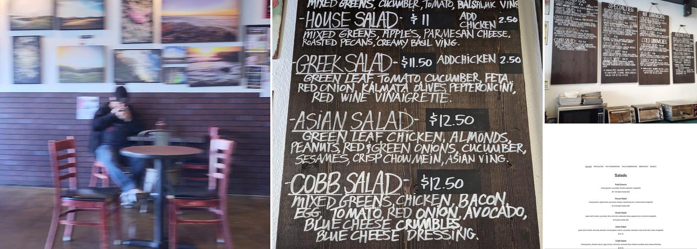 Bean & Leaf Cafe Menu