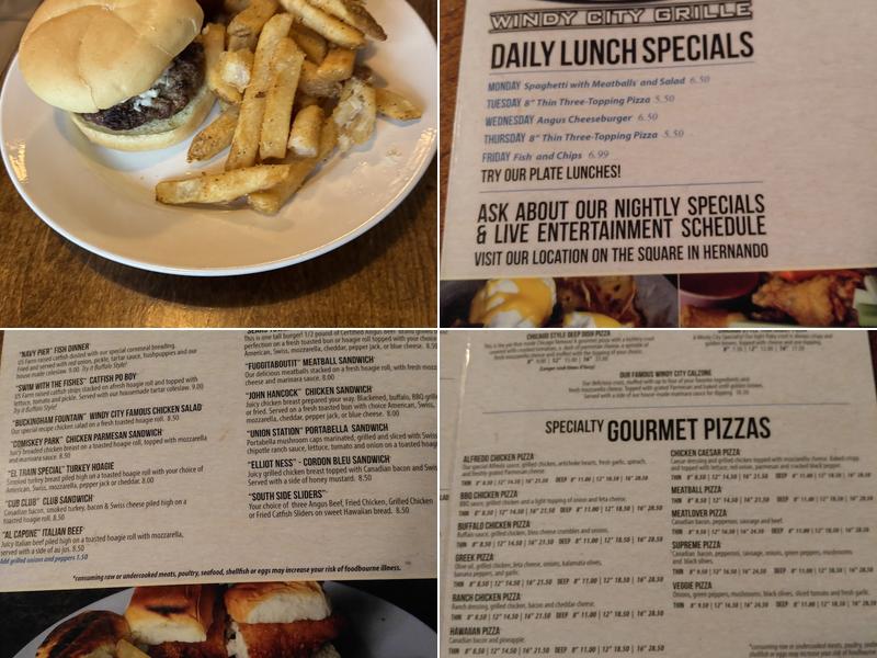 Windy City Grille Menu