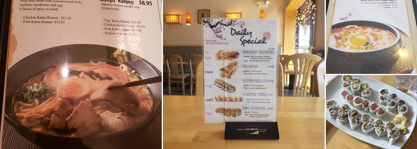 Mr. Sushi Menu