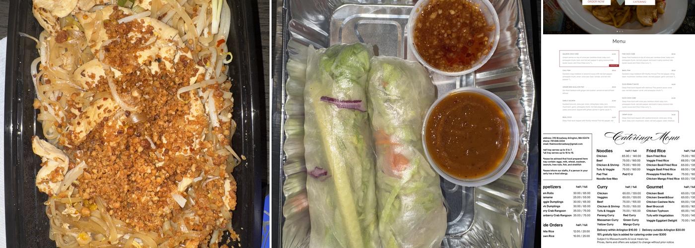 Thai Moon Menu
