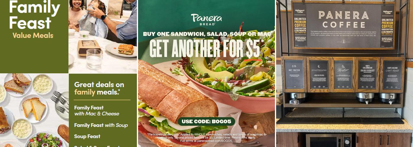 Panera Bread Menu