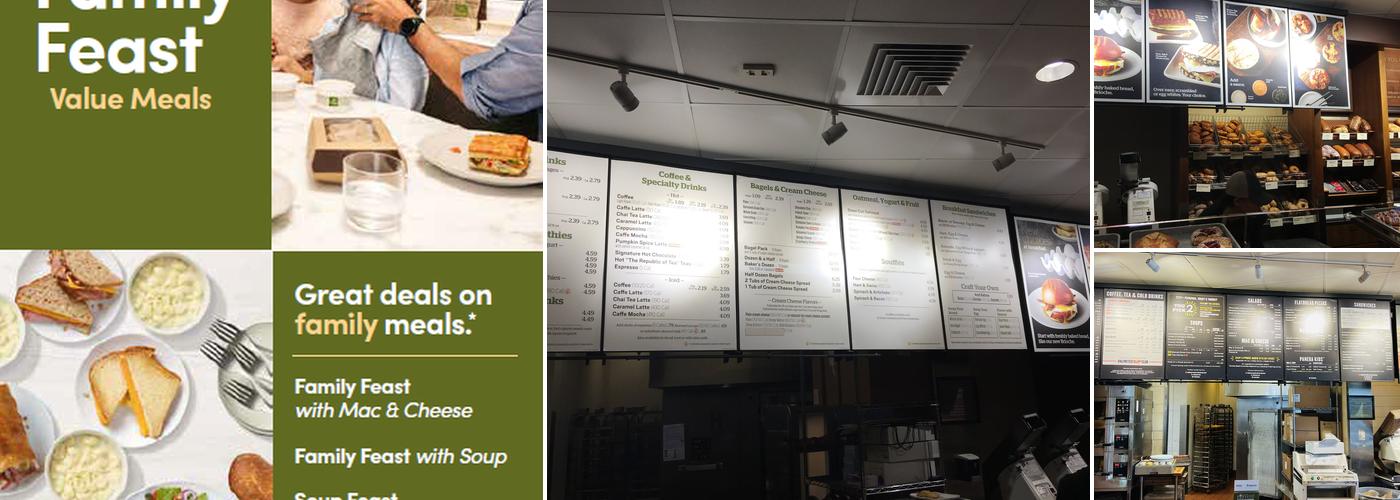 Panera Bread Menu