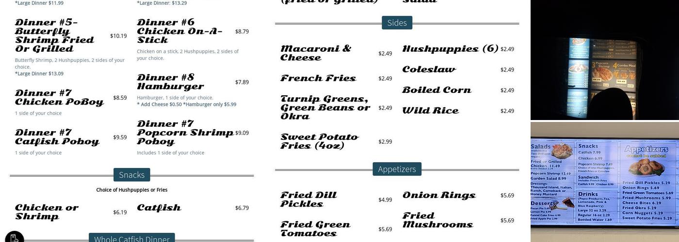 Penn's | Fish House Restaurants Menu