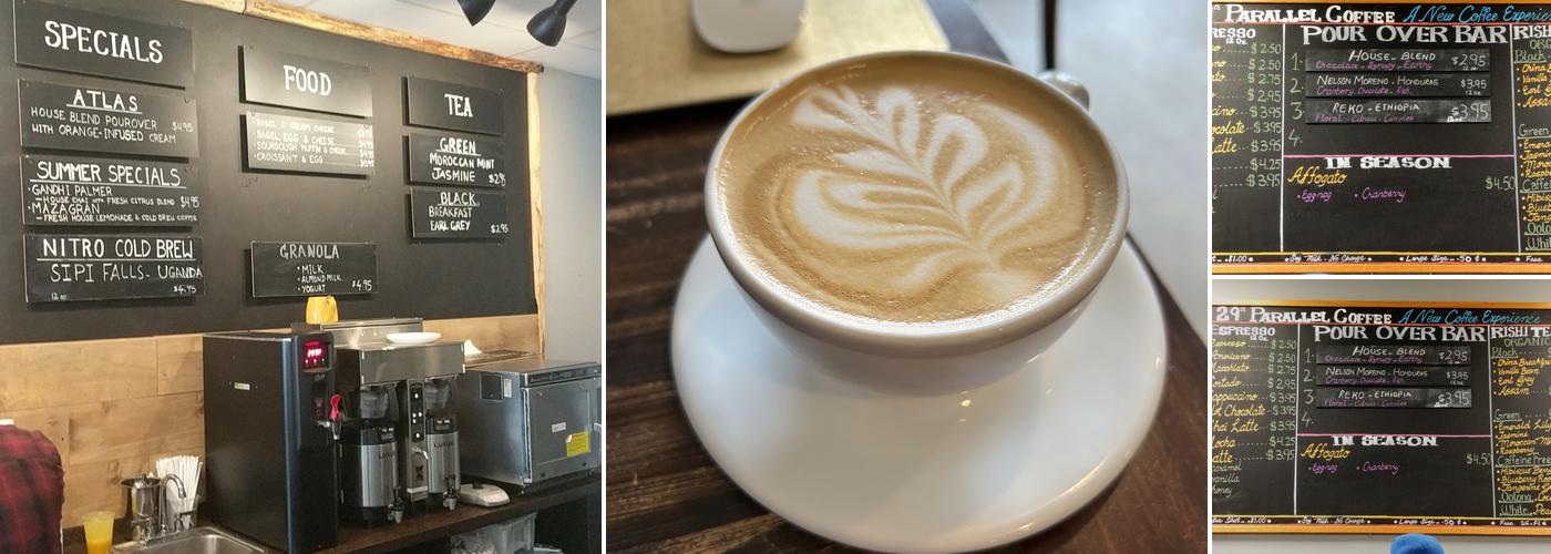 29th Parallel Coffee Menu