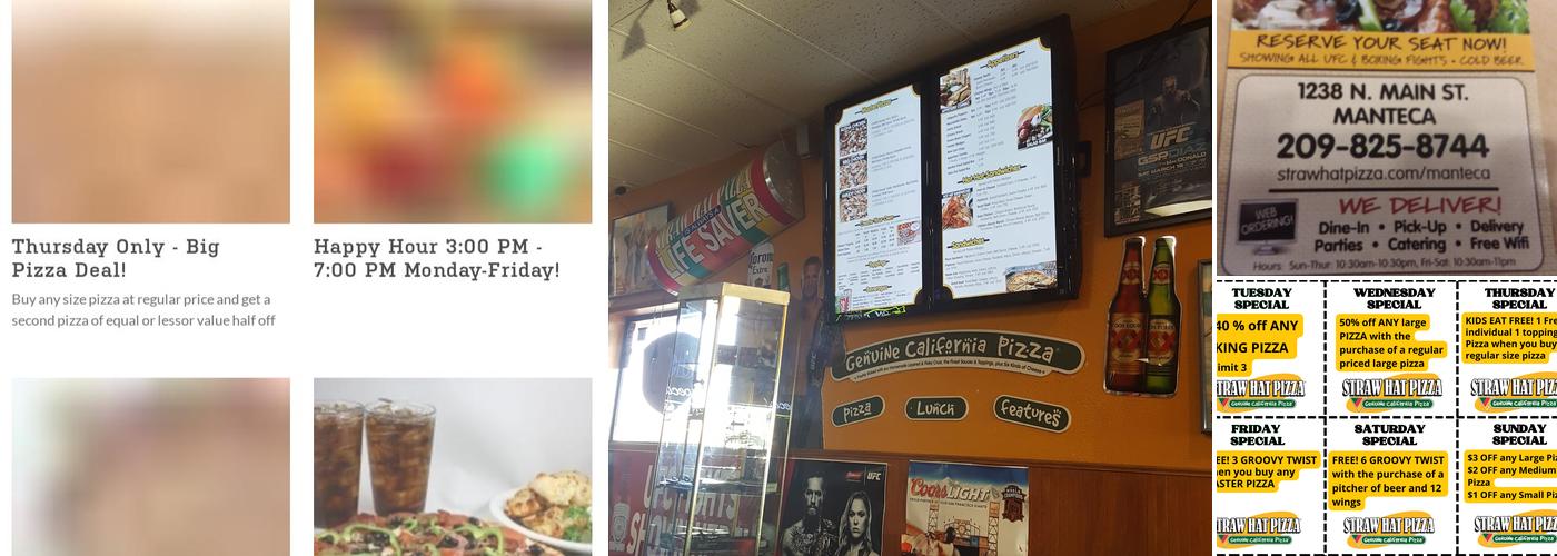 Straw Hat Pizza Menu