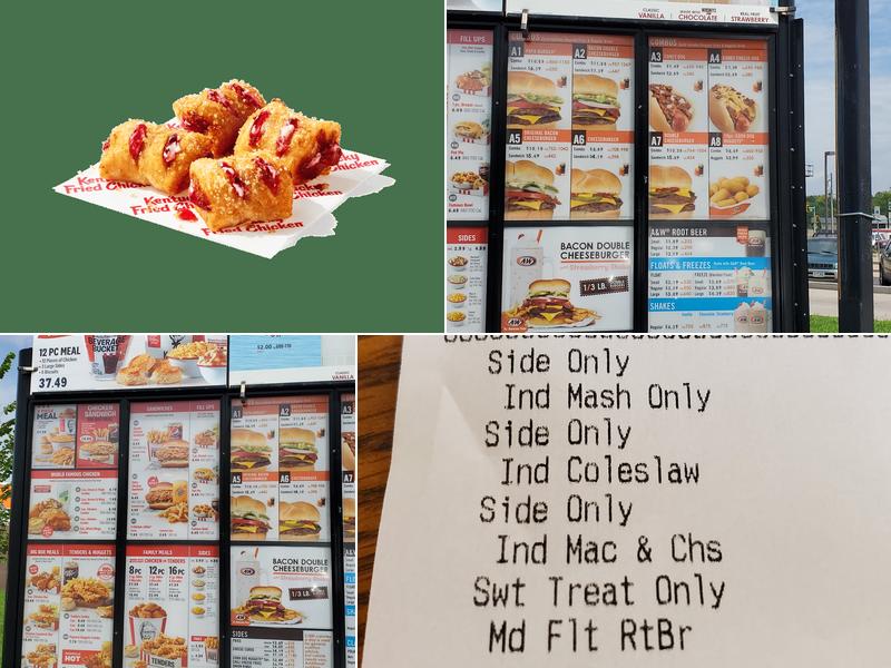 KFC Menu