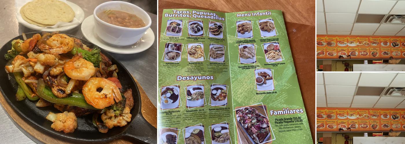 Montecristo Taqueria y Pupuseria Menu