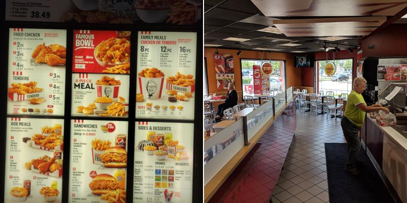 KFC Menu